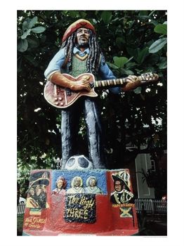 Bob Marley statue, Kingston, Jamaica