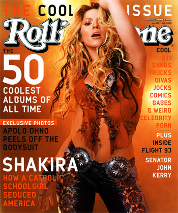 Shakira, Rolling Stone no. 893, April 2002