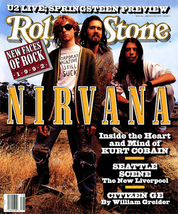 Nirvana, Rolling Stone no. 628, April 1992