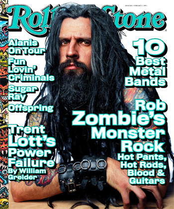 Rob Zombie, Rolling Stone no. 805, February 1999