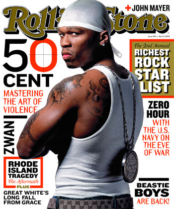 50 Cent, Rolling Stone no. 919, April 2003